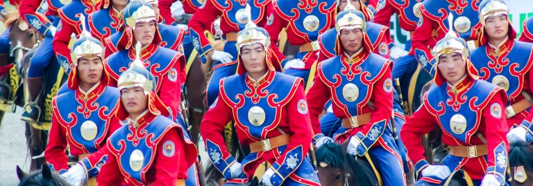 Riders at Nadaam Festival Opening Ceremony, Ulaanbaatar, Mongolia