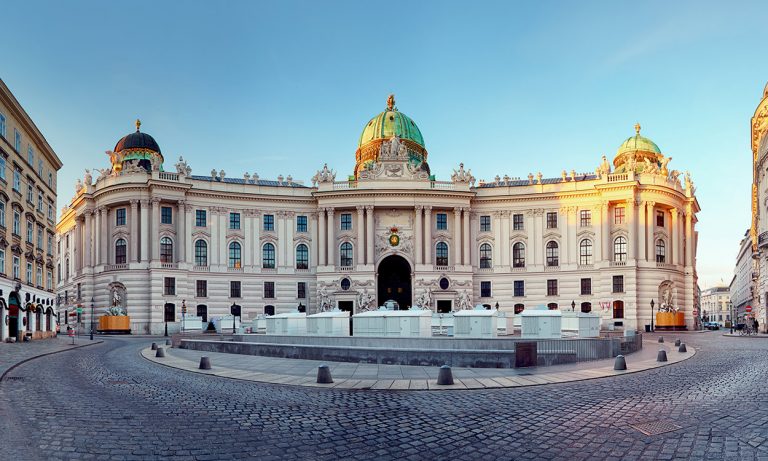 The Hofburg in Vienna, Austria