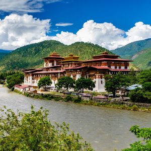 Punakha Dzong, second oldest monastery in Bhutan