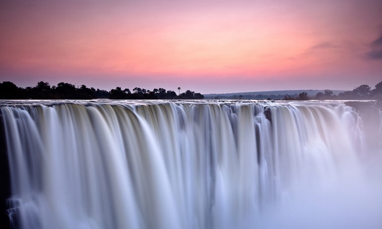 Victoria Falls at dawn, Zimbabwe